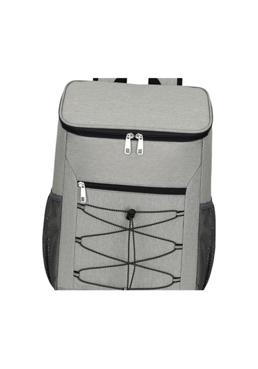 Suntek Yalıtımlı Soğutucu Sırt Çantası Plaj Gri