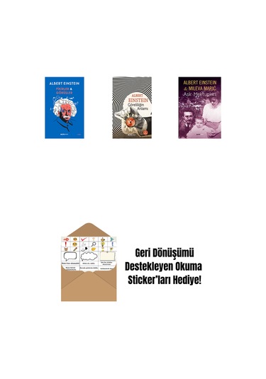 Fikirler Ve Görüşler + Göreliliğin Anlamı + Aşk Mektupları + Okuma Sticker'ları