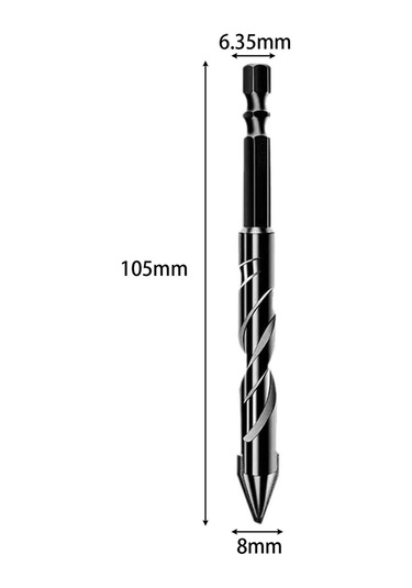 Suntek Magideal Seramik Beton Duvarcılık Için Eğri Uçlu Siyah 8 MM