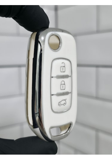 Renault Megane 4 Clio 5 Captur Kadjar Symbol Anahtar Kılıfı Siyah