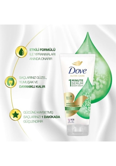 Dove 1 Dakika Dökülme Karşıtı Saç Bakım Kremi 170 ML