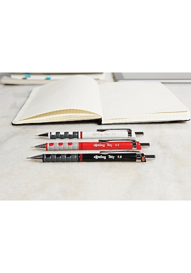 Rotring Tikky Versatil Kalem 0.7 MM Beyaz Okul Seti Uç + Silgi