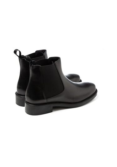Nero Black Bot Kadın 98l3 Frau Seta Ankle Boot Nero Siyah