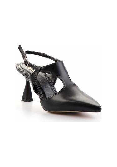 Siyah Kadın Klasik Topuklu Ayakkabı K01188206209 Siyah