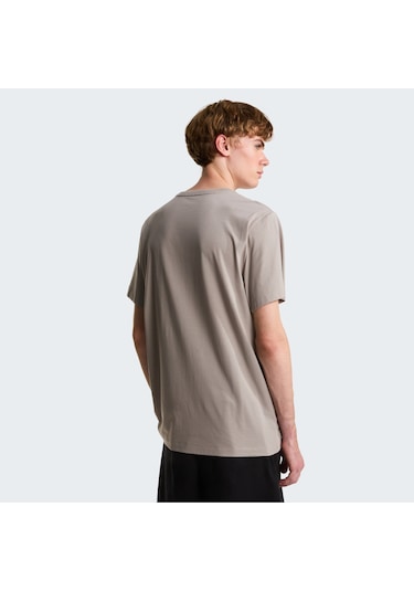 The North Face M Evolution Simple Dome Regular Short Sl Erkek T-shirt-32600 Gri