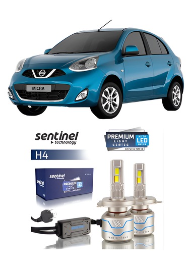 Nissan Micra K13 Kasa 2010-2017 Araca Özel H4 Led Xenon Sentinel