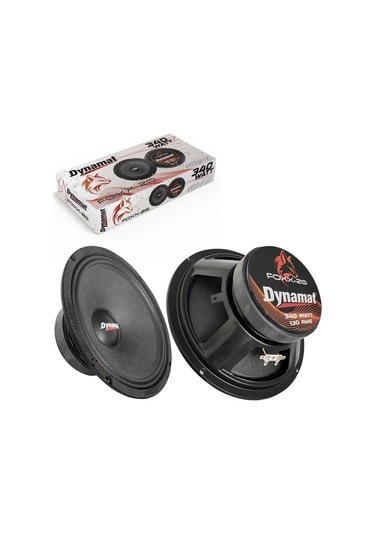 Dynamat Foxx-20 Oto Midrange 20cm 340 Watt 130 Watt Rms 2 Adet