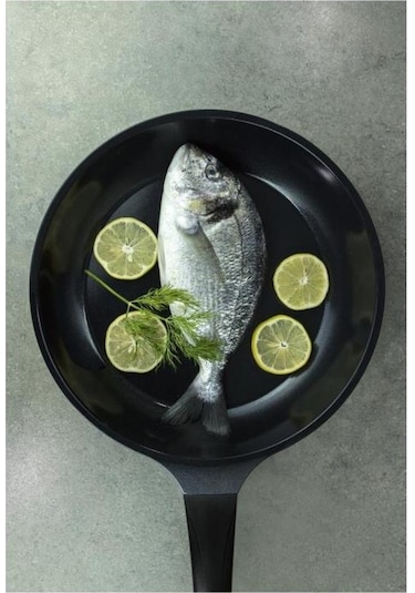 Primanova Bordain Alüminyum Kızartma Tavası 26 CM Siyah