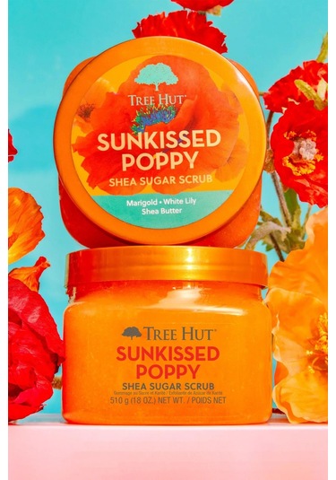 Tree Hut Sunkissed Poppy Shea Sugar Scrub Vücut Peelingi 510gr