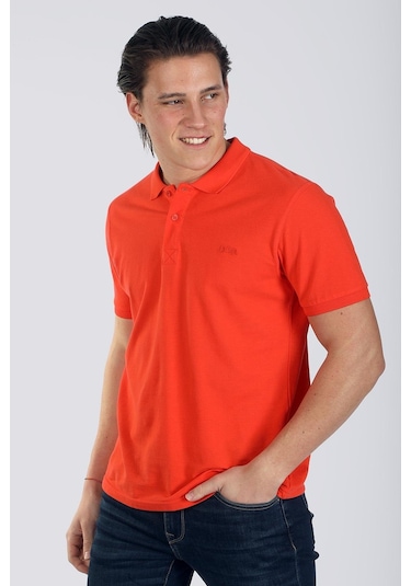 Lee Cooper Twıns 1 Erkek Pike Polo Yaka T-Shırt Mercan-17948-Mercan