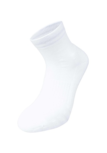Bolero E98 Unisex Dikişsiz Taban Havlu Kısa Spor Çorap Beyaz