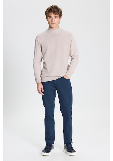 AC&Co / Altınyıldız Classics Erkek Bej Standart Fit Normal Kesim Yarım Balıkçı Yaka Hafif Salaş Pamuklu Triko 4A4921100008BEJL Bej AC&Co / Altınyıldız Classics Erkek Bej Standart Fit Normal Kesim Yarım Balıkçı Yaka Hafif Salaş Pamuklu Triko 4A4921100008BEJL Bej