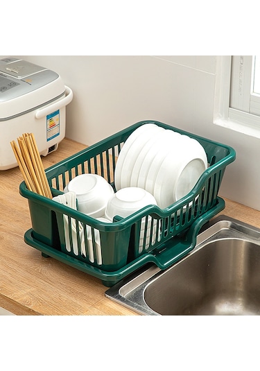 Reedark Mutfak Tahtası Çamaşır Suyu Filtreleyici Organizer Mavi Kalın Tip Küçük Boy Tabak, Kase, Beste Depolama Rafı Diğer