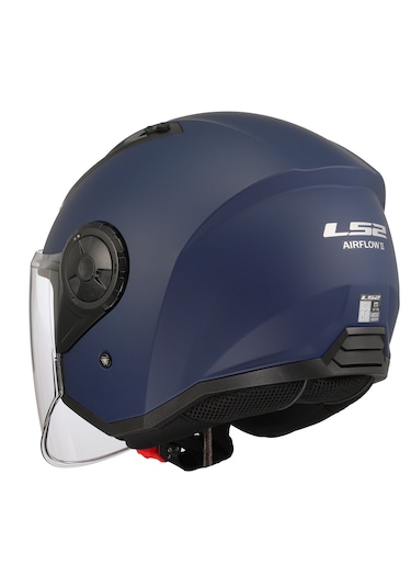 Ls2 Airflow 2 Navy Açık Yarım Kask Mat Mavi