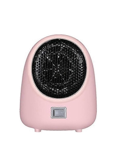 Mini Elektrikli Hava Isıtıcısı 1000w, Masa Isıtma Fanı, Taşınabilir Öğrenci Odası Isıtıcısı Pembe Ab Fişi