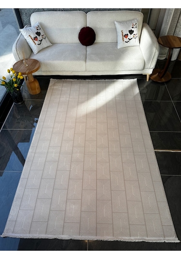 Still Halı Salon, Oturma, Yatak Odası Halısı Desen Kodu 63237-062 Bej