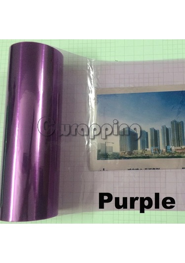 Mor- 40 Cm X 150 Cm-oto Araba Tonu Far Arka Lambası Sis Işık Vinil Duman Film Levhası Etiket Kapak Araba Şekillendirici