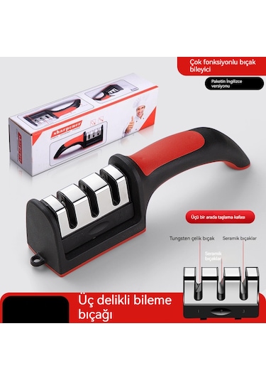 Manuel Bıçak Bileme Aleti-siyah