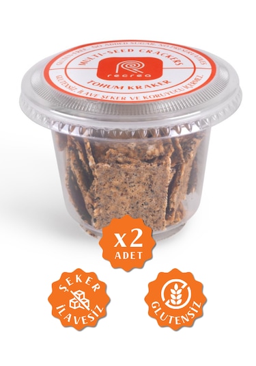 Recrea Glutensiz Tohum Kraker 2'li