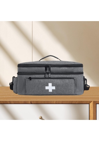 Suntek İlk Yardım Çantası Çok Amaçlı Acil Durum Gri