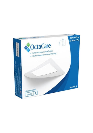 Medikaltec Nonwoven Steril Pedli Esnek Yara Örtüsü 9cm X 10cm Tekli Steril Paket 25'li Kutu