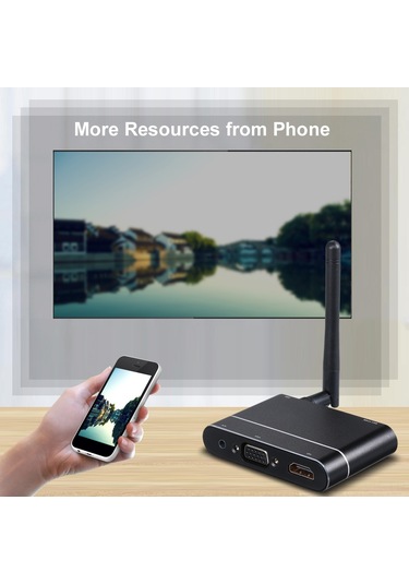 Vkemall Mirascreen X6w Kablosuz Ekran Paylaşımı Cihazı - 1080p Hd Miracast/airplay/dlna Tv Projeksiyon Aleti