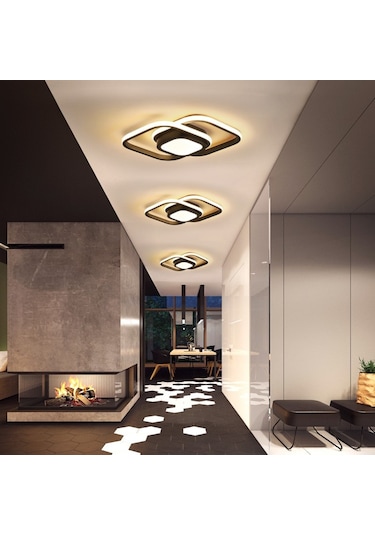 Ranyeek Siyah Dairesel Led İnsan Algılayıcı Koridor Lambası - Aydınlatıcı Beyaz Işık, Giriş, Balkon, Dolap Ve Merdivenlerde Kullanım Siyah