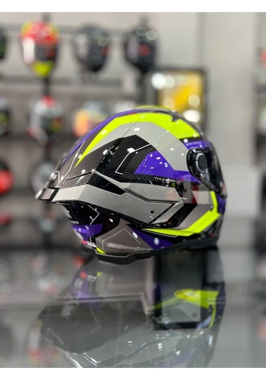 Mt Thunder 4 Sv Valıant B2 Kapalı Kask Şeffaf Vizör Mor