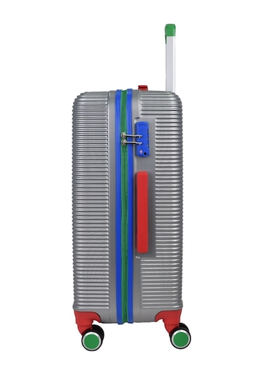 United Colors Of Benetton Lüx Abs Büyük Boy Valiz Gri Bnt500 Gri