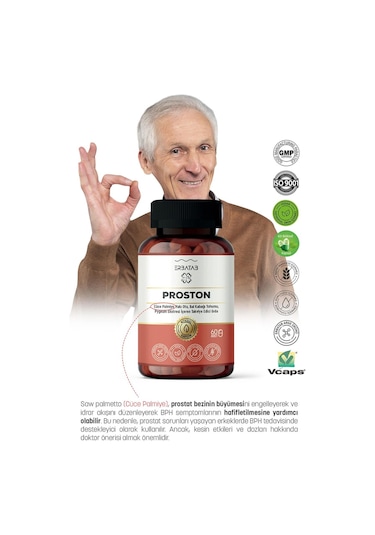 Erbatab Proston Takviye Edici Gıda 60 Kapsül