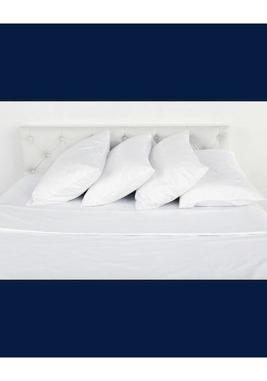 Solivane Microfiber Kumaş 1250gr Beyaz Yastık Premium 60x80cm Otel Serisi Beyaz