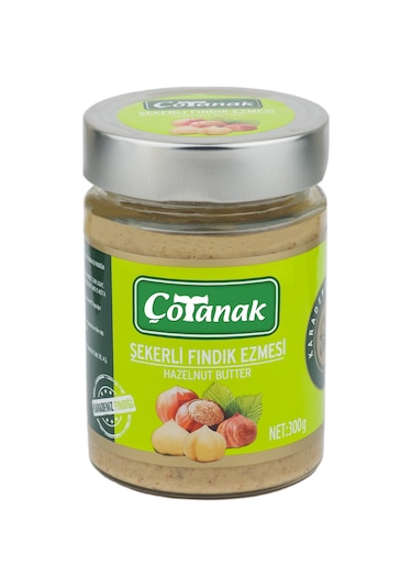Çotanak Şekerli Fındık Ezmesi 300 G