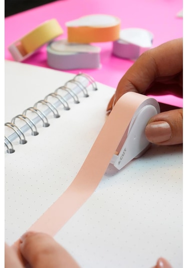 Yapışkanlı Kağıt Bant 15mm X 5m Pembe
