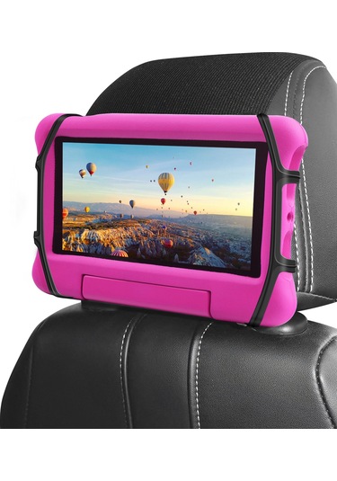 Yunboo Araç Arka Koltuk Tablet Tutucu, Telefon Desteği, Dayanıklı Silikon Malzeme, Sabit Konum, Kolü Çevirmeyen, Seyahat Arkadaşı Siyah