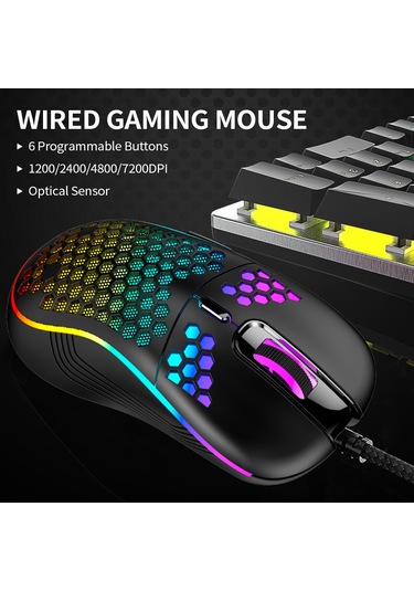 Maiyame 4 Dpı Seviyeli, 6 Programlanabilir Tuşlu Ergonomik Oyun Faresi Diğer