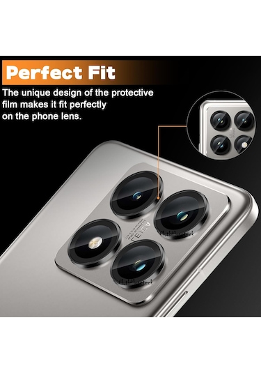 Xiaomi Mi 14t Pro Kamera Koruma Lens Koruyucu Temperli Cam Aparat