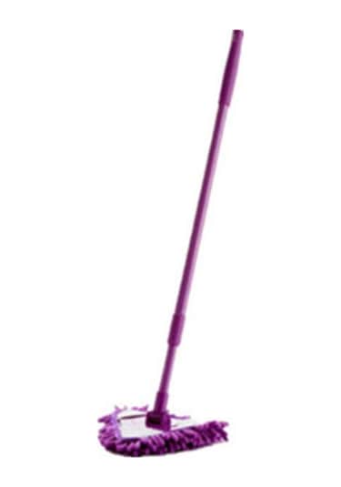 Mor 180 Derece Dönebilen Ayarlanabilir Üçgen Temizlik Paspas Ev Duvar Tavan Zemin Temizleme Paspas 2