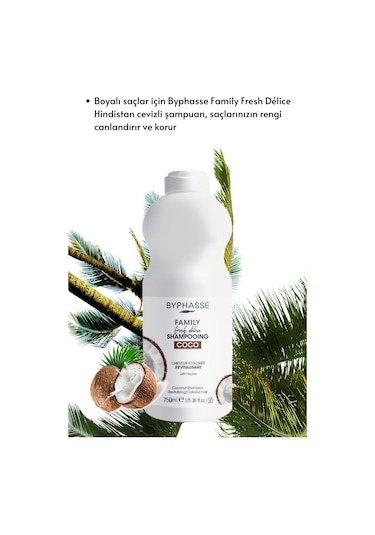 Family Fresh Boyalı Saçlara Özel Hindistan Cevizli Şampuan 750ml