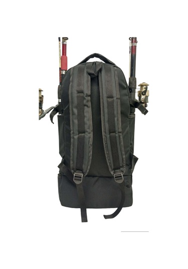 Termal Alt Bölmeli Siyah Kamp Ve Balıkçı Sırt Çantası 70 34 27cm Siyah
