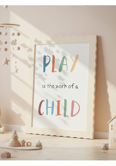 Play Child Dijital Baskı Poster V1 Çerçevesiz