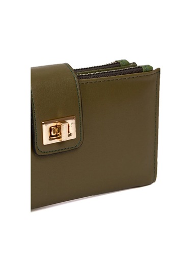 Tuldar Kadın Haki Yumuşak Soft Doku Kartlık Ve Cüzdan Tul134 Haki