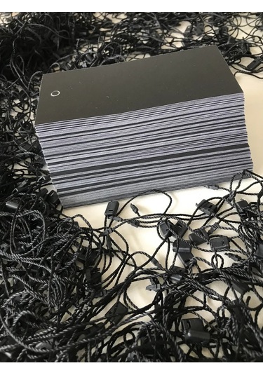 Black Tag Karton Etiketler Ve Giyim Etiketleri 412697727 Diğer