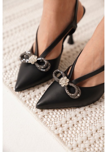 Wines Kadın Siyah Topuklu Ayakkabı Muhtelif