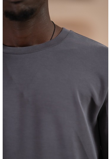 Paul Martin Modal Esnek Kumaş Regular Fit Mevsimlik Sweatshirt Antrasit