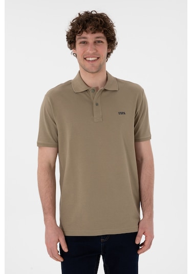 U.S. Polo Assn. Erkek Regular Fit Polo Yaka Haki Basic Tişört 50306007-VR027 U.S. Polo Assn. Erkek Regular Fit Polo Yaka Haki Basic Tişört 50306007-VR027