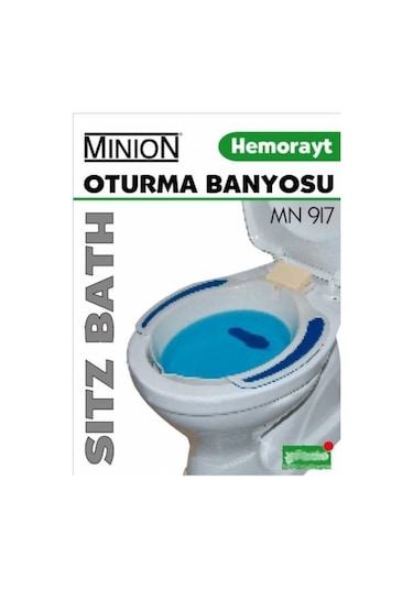 Minion Hasta Hemoroid Basür Oturma Küveti Banyosu Tuvaleti
