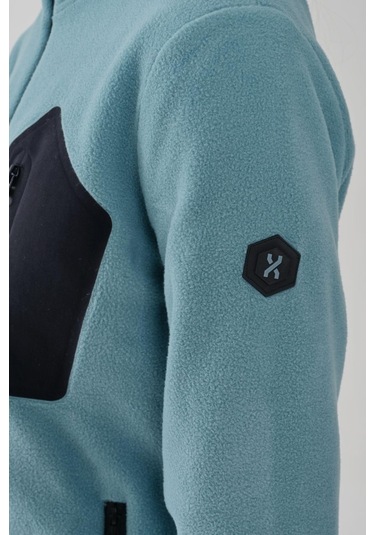 Exuma Kadın Mınt Tam Fermuarlı Polar 2322003-nane Yeşil