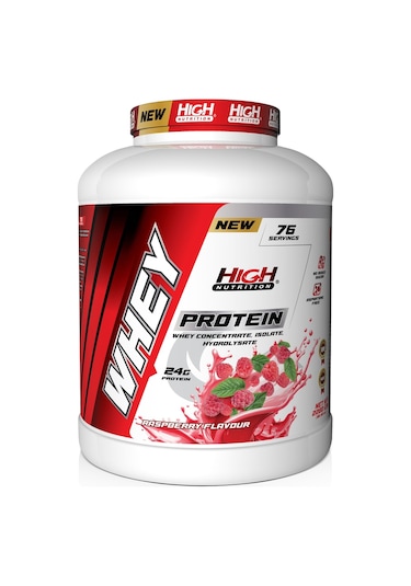 Whey Protein 2280 Gr Ahududu Aromalı Protein Tozu 24 Gram Protein 76 Servis