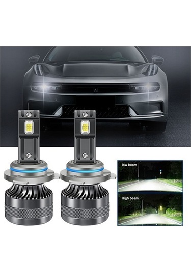 Ebitda 120w Süper Parlak Ip68 Su Geçirmez Led Far H1/h4/h7/h11/9005/9006 - 12,000lm, Küçük Boyutlu