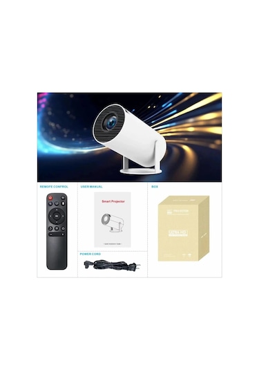 Taşınabilir Android Tv Özellikli Projeksiyon